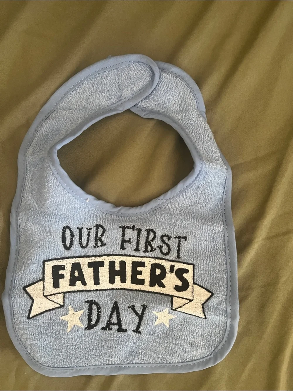 NWOT-Holiday Celebration Baby Bib Duo - Blue & White